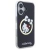 Hello Kitty HKHMP16SHFLBK iPhone 16 6,1czarny/black hardcase IML Fun bow Magsafe